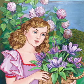 Фиолетовая сказка, или Рассказ о продавщице фиолетовых цветов