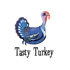 Индейка в стиле наивного искусства