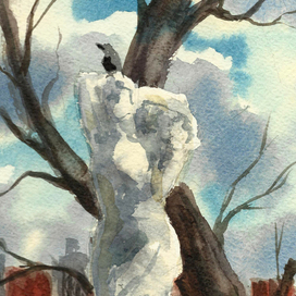 дева, хлеба, ворон