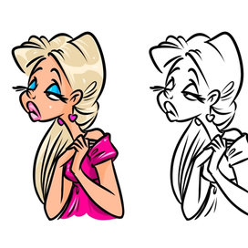 Девушка блондинка