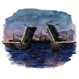 Разводные мосты. Санкт-Петербург