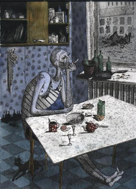 кот в интерьере