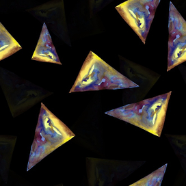 Акварельный паттерн 