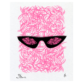 Аксессуары YSL | очки | фэшн иллюстрация | Fashion | мода