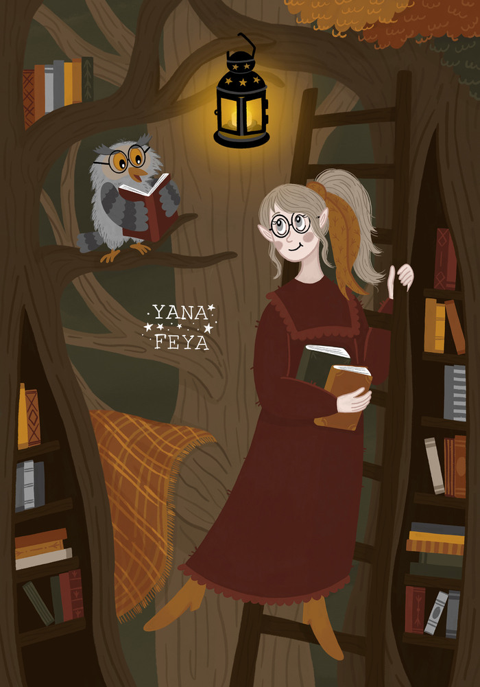 Девушка, которая коллекционирует старинные книги и носит узорчатый платок