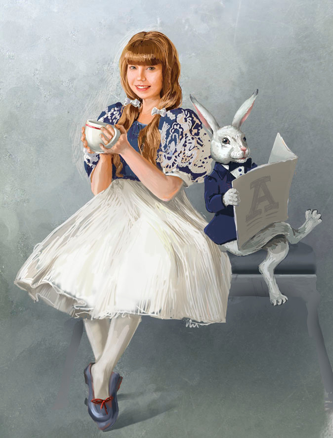 "Алиса в стране чудес" без паспарту