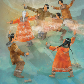 Сказка "Легенда о храбром богатыре Узоне и его возлюбленной Наюн"