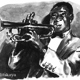 Джаз (Портрет Л.Армстронга)