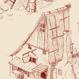 Домики, скетчи