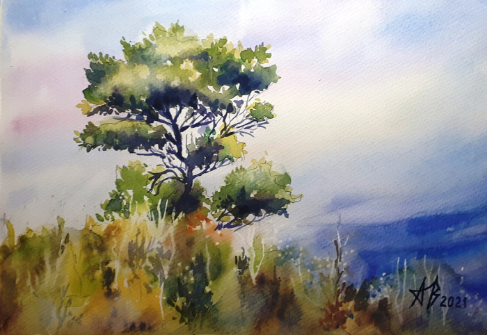 Дерево на окраине