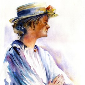 Портрет девушки.