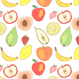 паттерн фрукты