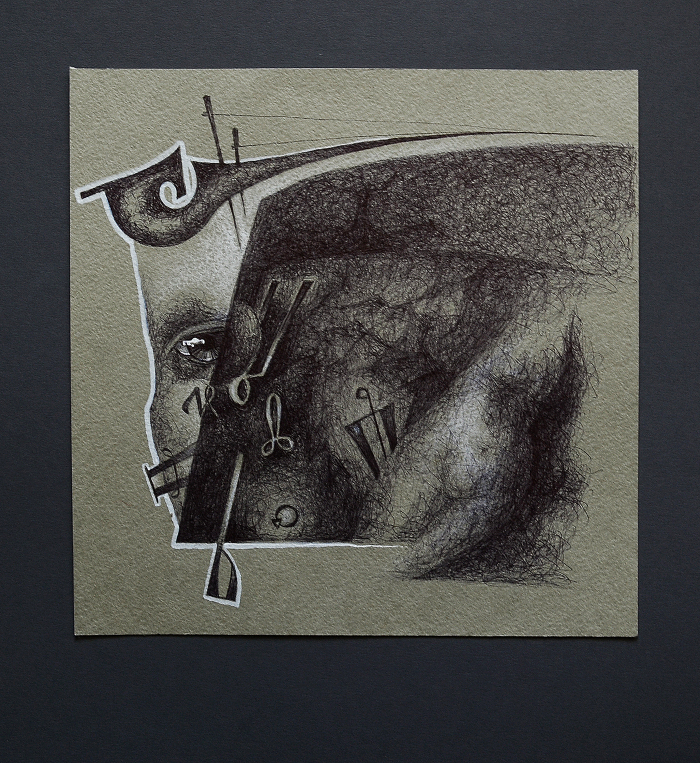 Серия графических листов по мотивам прозы Милорада Павича