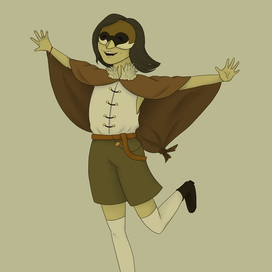 Иллюстрация Воробей в стиле Yaelokre