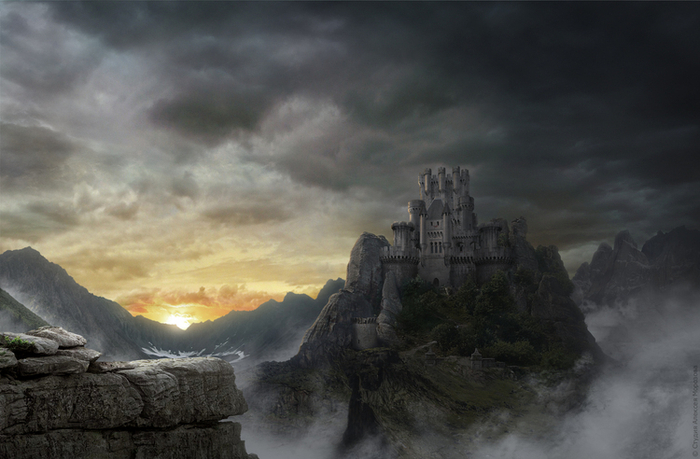 Замок в горах