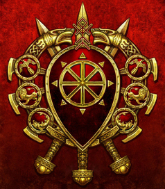 Герб фракции "Братство крови" из игры "Arena-onlain"