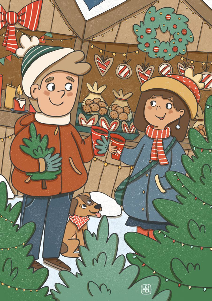 Новогодняя открытка