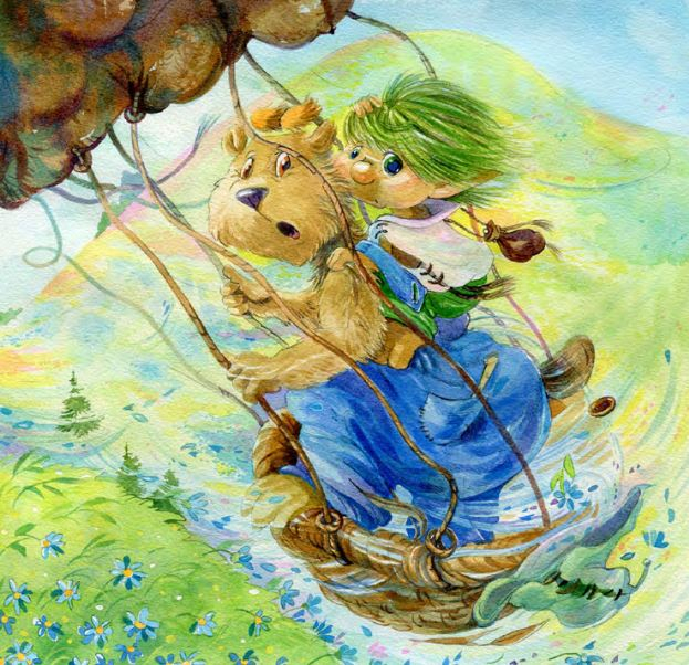 "Горячий мешок" полет на шаре...