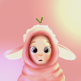 Малыш в костюме овечки