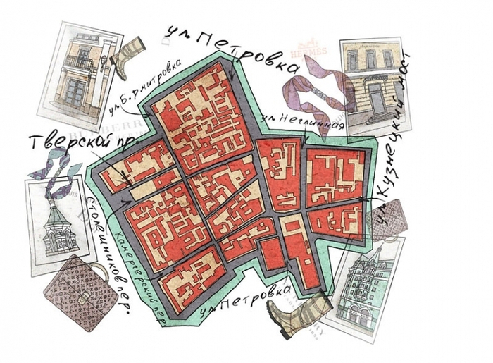 Иллюстрация для журнала GQ (Москва)