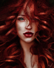 Огненная девушка