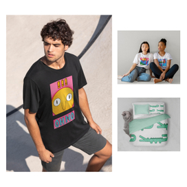 Иллюстрации для текстиля, компания MonReqin