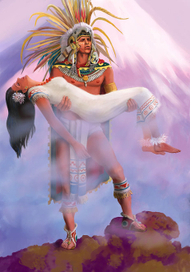 Попокатепетль и Истаксиуатль