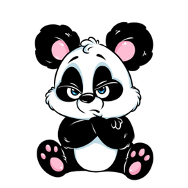 Сердитая панда