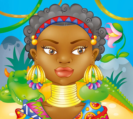 африканка Катумби (серия *принцессы мира*)