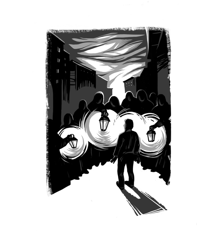 Иллюстрация к стихотворению Крис Аивер. Сборник "Север"