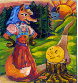 Лиса и колобок