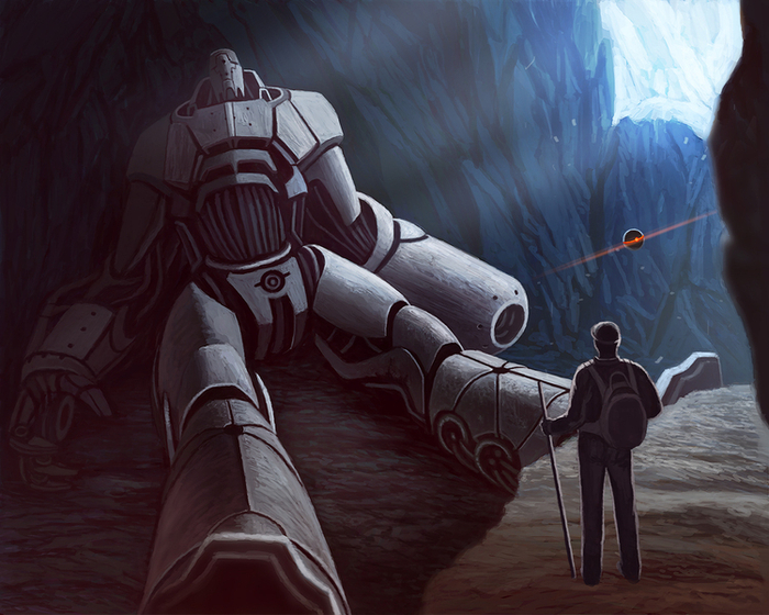 старый робот