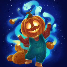 Танцующая тыква Фермер