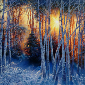 Зимний пожар