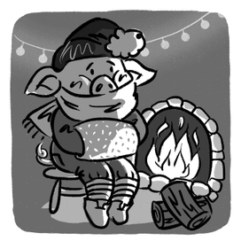 сильный мороз