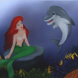 Дельфин и русалка