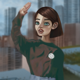 В Нью-Йорке портрет по фото