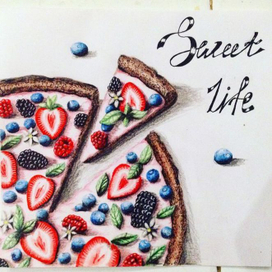 Ягодный пирог