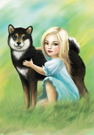 Эскиз обложки к детской книге