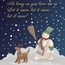 Снеговик Почтовик