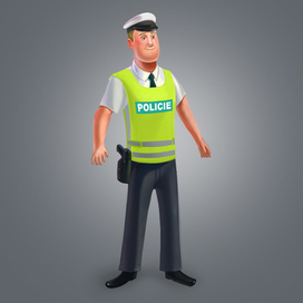 Чешский полицейский.