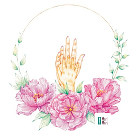 Родная моя. Иллюстрация для подарочных коробок с конфетами. 