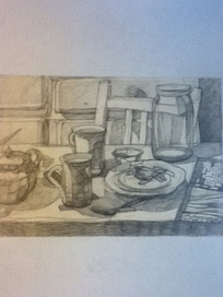 натюрморт с кружками