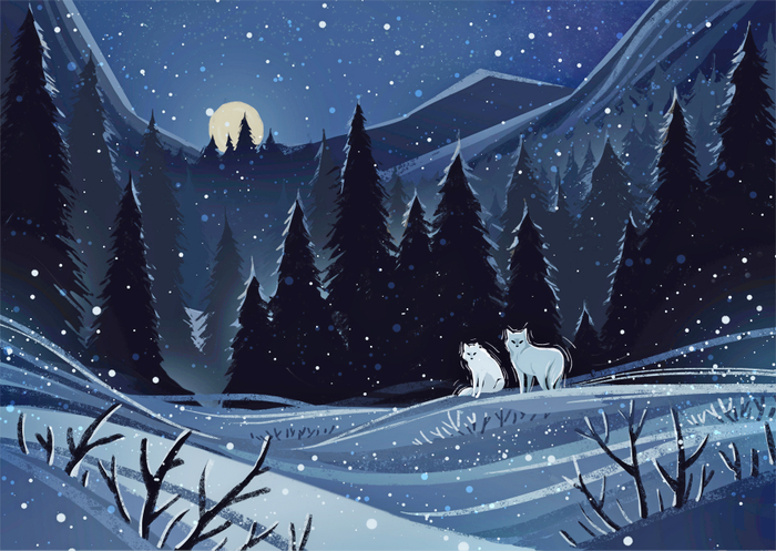 Волки и лес