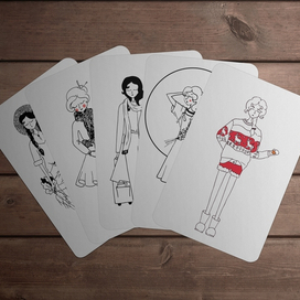 Карточки с девчонками