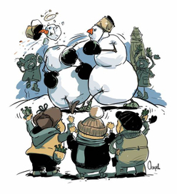 Снеговиковые бои