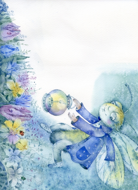 Иллюстрация к книге Л. Стружецкой "Ночь Жука Светлячка" 6