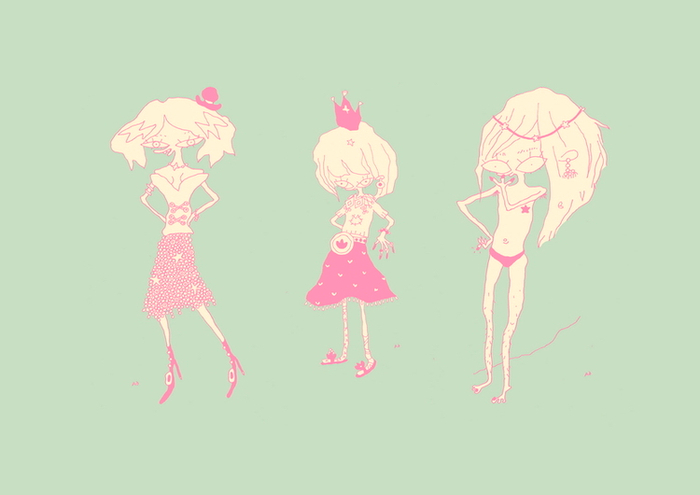 девушки настрое