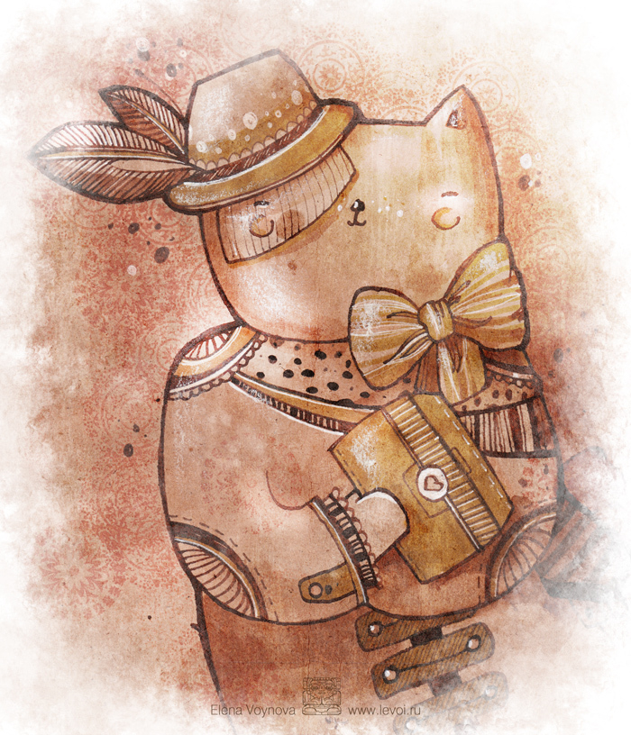 Модная кошка