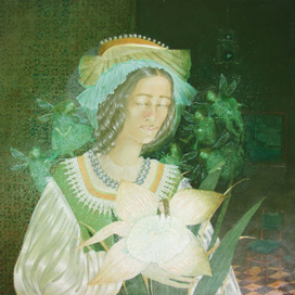 Серия  иллюстраций  к  Дюймовочке Г.Х. Андерсена